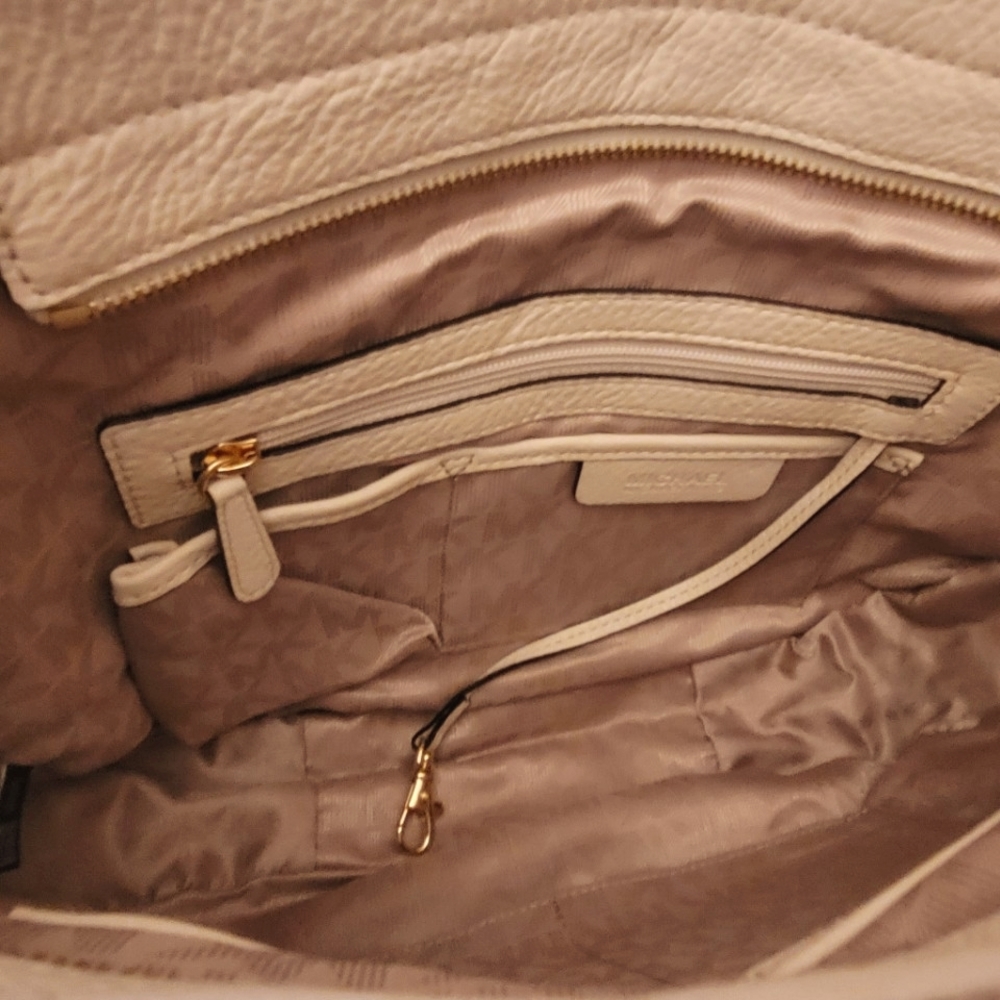 Michael Kors Julia leather snakeskin pattern convertible